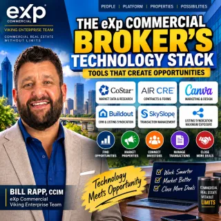 🚀 The eXp Commercial Broker’s Technology Stack: CoStar, Buildout, AIR CRE, Canva & More 💻