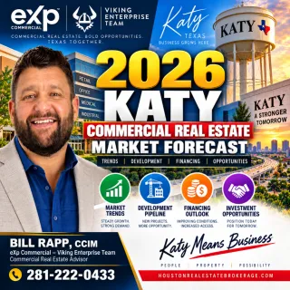 🏙️ 2026 Katy Commercial Real Estate Market Forecast: Growth, Development, Financing & Investment Opportunities 📈