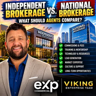 🏢 Independent vs. National Commercial Real Estate Brokerage: 10 Things Every Agent Should Compare Before Joining 🚀