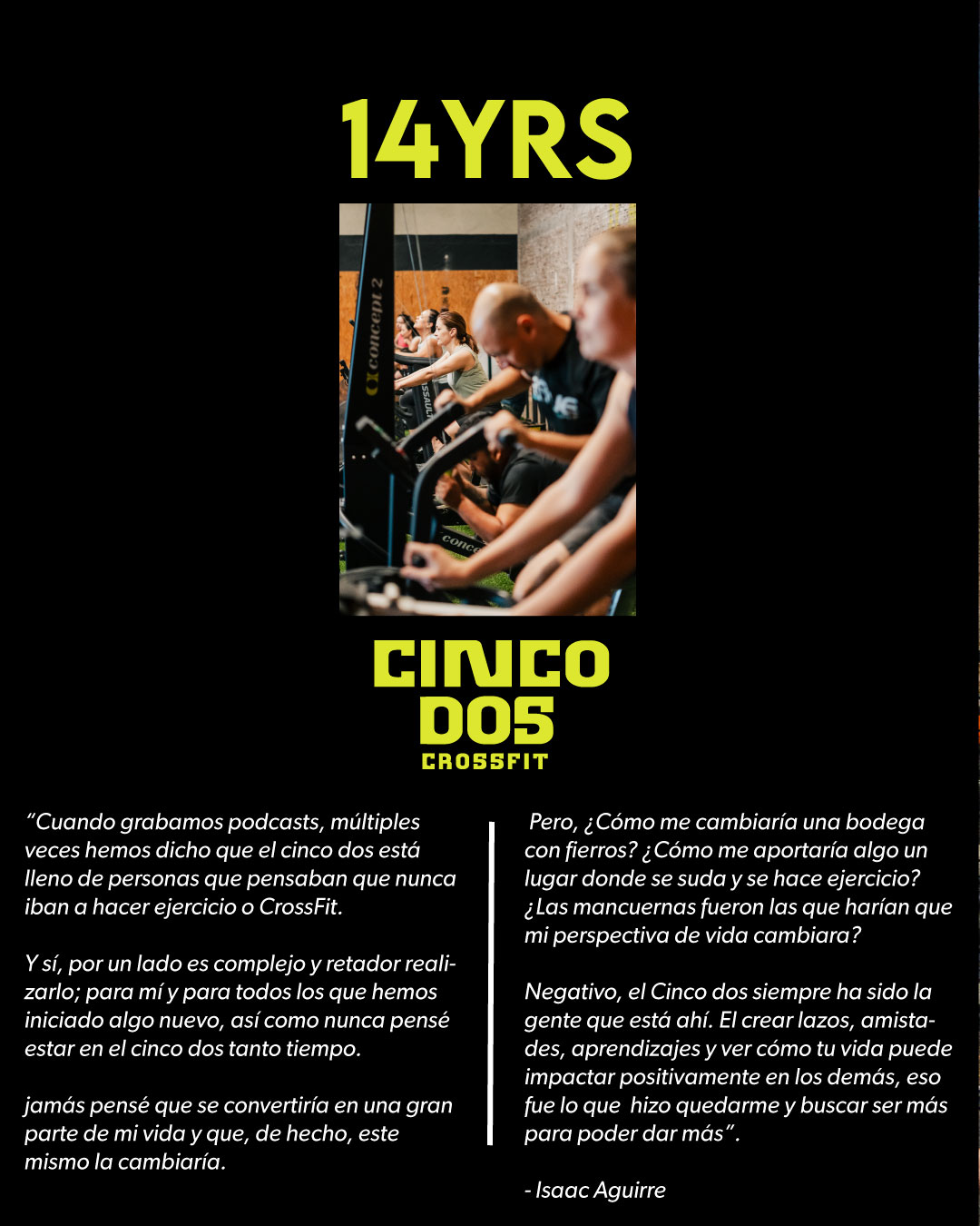 14 Años del Cinco Dos
