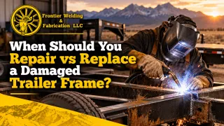 When Should You Repair vs Replace a Damaged Trailer Frame?