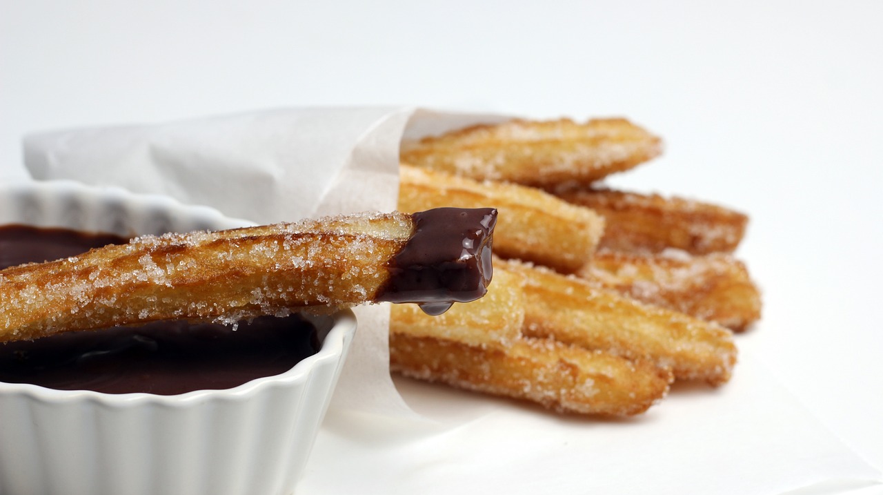 COOK: Air-Fried Churros w/ Chocolate Sauce