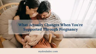  What Actually Changes When You're Supported Through Pregnancy