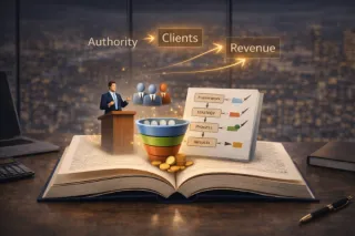 The Scalable High-Ticket Offer: How a Book Becomes Your Authority Engine