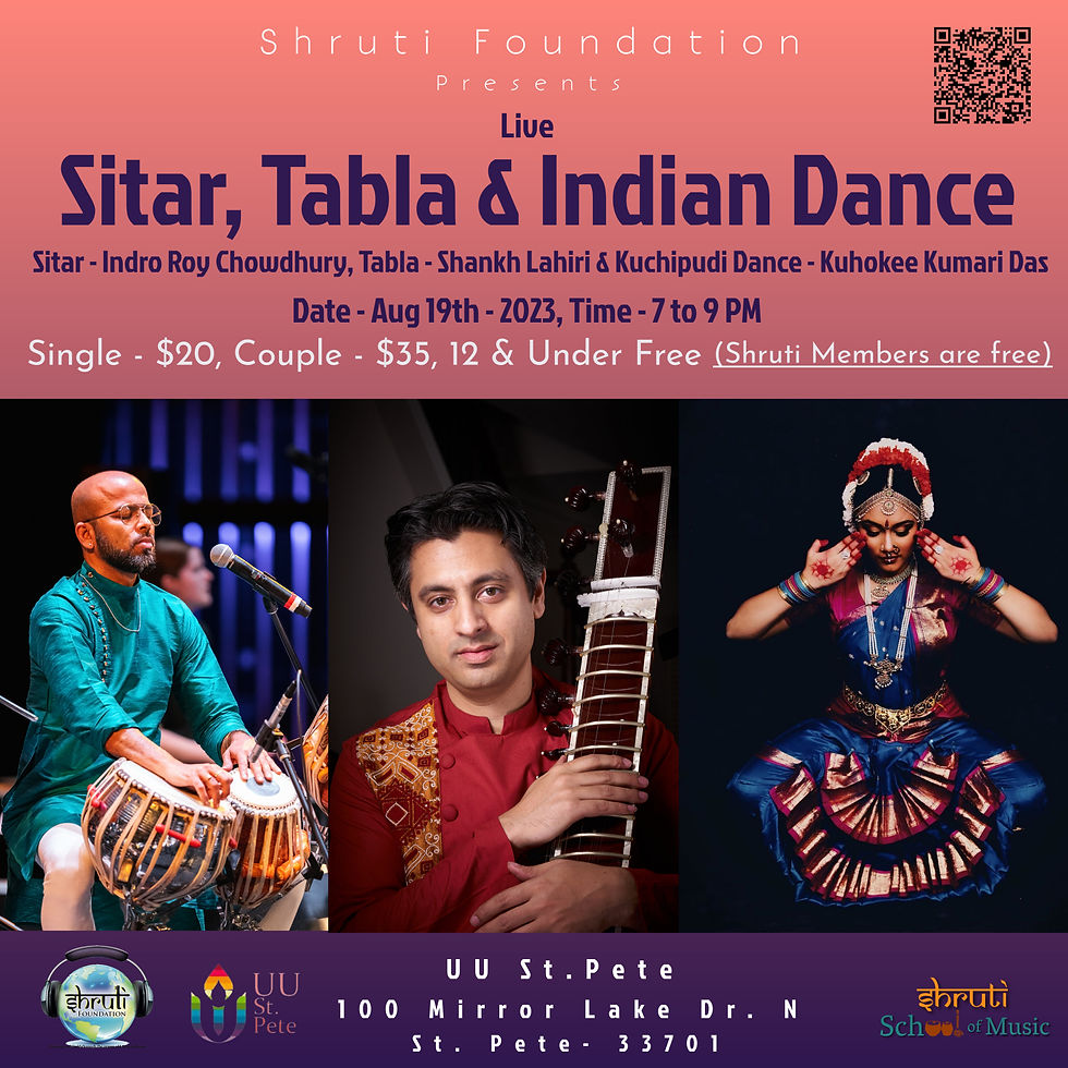 Live Sitar, Tabla & Dance Concert