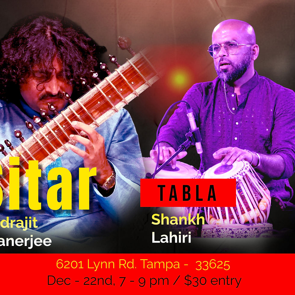 Indian Classical Instrumental Concert - Sitar & Tabla
