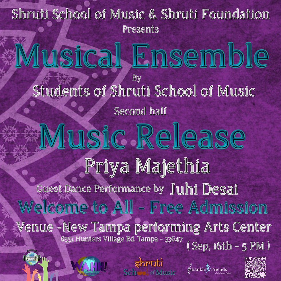 A Unique Musical Ensemble by Students of Shruti School of Music