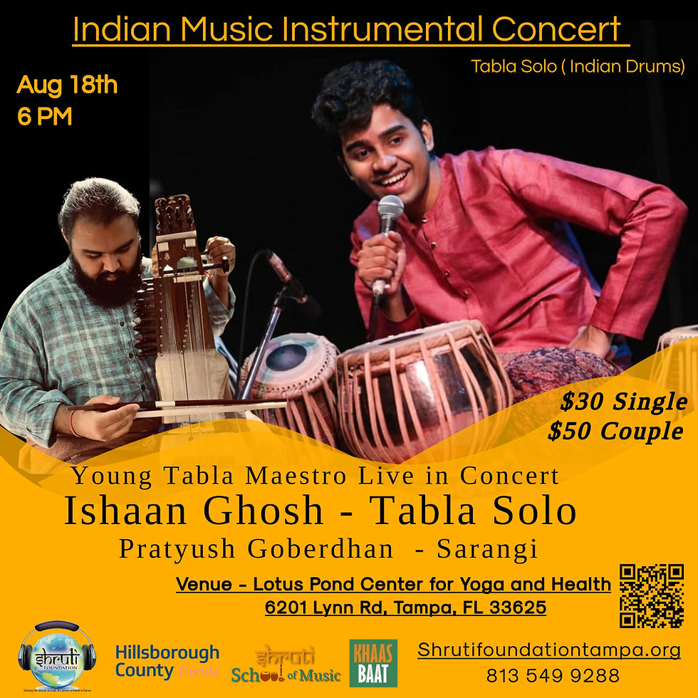 Indian Classical Instrumental Concert - Tabla Solo