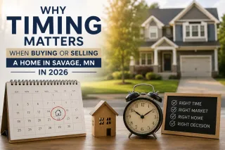 Why Timing Matters When Buying or Selling a Home in Savage, MN in 2026
