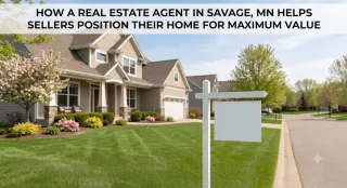 How a Real Estate Agent in Savage, MN Helps Sellers Position Their Home for Maximum Value
