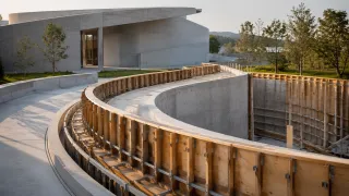 Curved Formwork: Shaping Modern Concrete Design