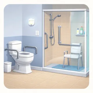 Bathroom Safety for Seniors Fall Prevention Guide + Action Journal 