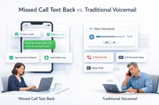 Missed Call Text Back vs. Traditional Voicemail