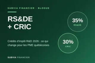 Crédits d'impôt R&D 2026 : comment le fédéral et le Québec financent votre innovation