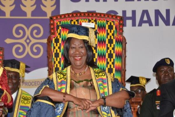 Mrs. Mary Chinery-Hesse Sworn in as First Female Chancellor of University of Ghana