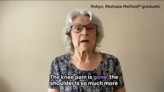 Robyn (68) improved her hip, knee, and shoulder pain
