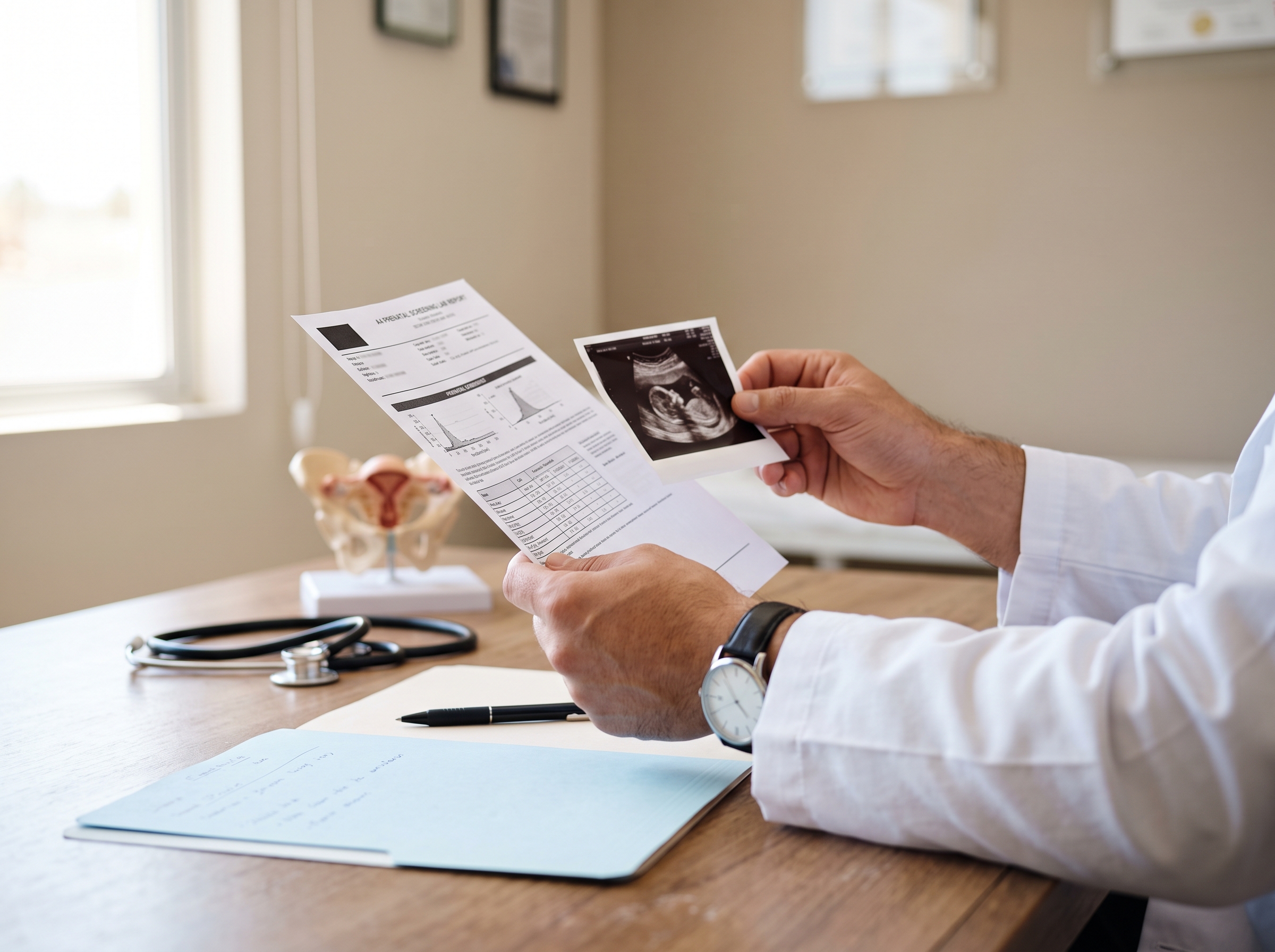 Pruebas prenatales genéticas en Tijuana: translucencia nucal, ADN fetal y amniocentesis