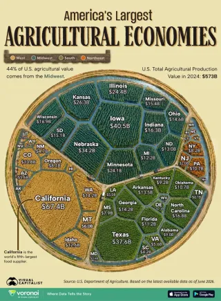 Which States Produce the Most Food?