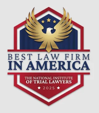 Insignia: Best Law Firm in America 2025, The National Institute of Trial Lawyers