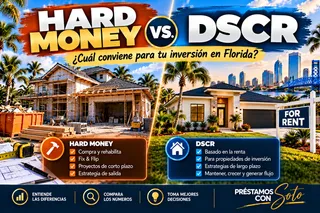 Hard Money vs. DSCR en Florida: diferencias, costos y cuál elegir para invertir