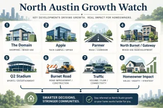 What North Austin Growth Means for Homeowners Near The Domain, Apple, and Parmer