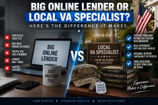 Big Online Lender or Local VA Specialist and Here Is Why the Difference Actually Matters