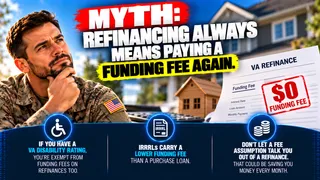 The VA Refinance Funding Fee Myth That May Be Costing Veterans Money Every Single Month
