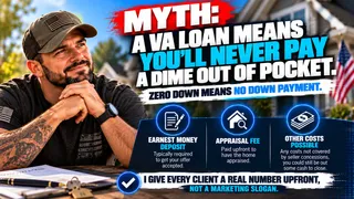 VA Loan Myth: Zero Down Does Not Mean Zero Cash With Travis Egan