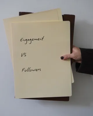 Engagement Rate vs Follower Count for Aesthetic Brands