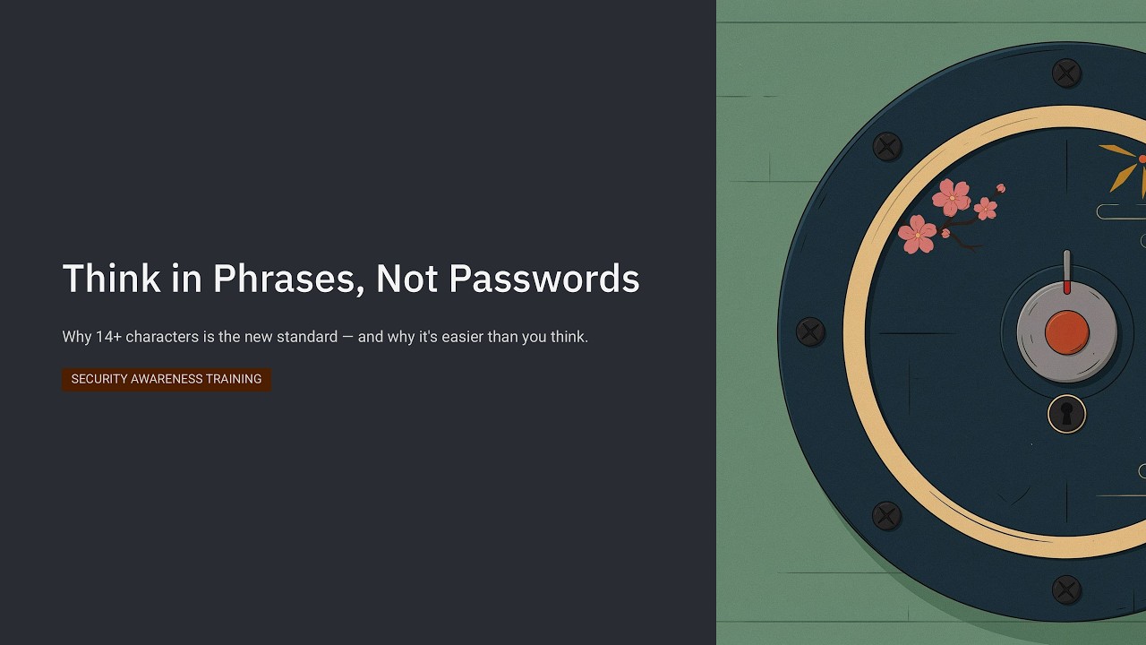 Think in Phrases, Not Passwords: The 14-Character Rule
