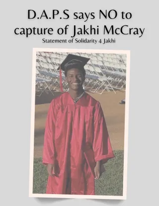 DAPS Statement of Solidarity 4 Jakhi ! 