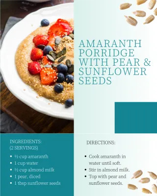 Amaranth Porridge: A Nutritious Start