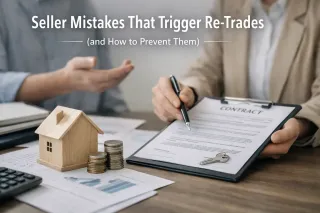 Seller Mistakes That Trigger Re-Trades (and How to Prevent Them)