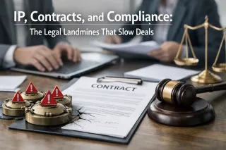 IP, Contracts, and Compliance: The Legal Landmines That Slow Deals