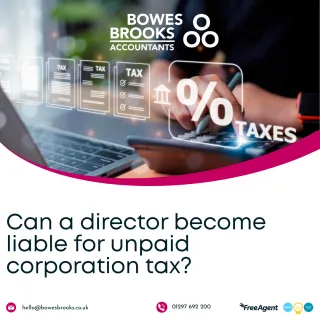 Can a director become liable for unpaid corporation tax?