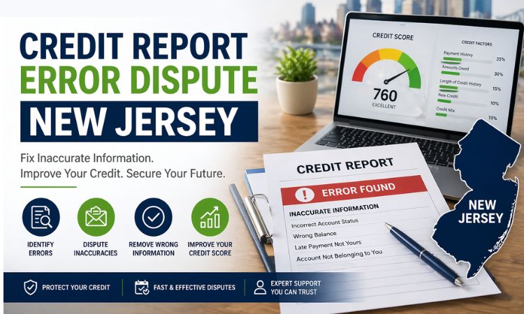 Credit Report Error Dispute New Jersey | Fast Credit Help