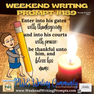 Weekend Writing Prompt #189