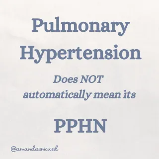Pulmonary HTN is not all the same