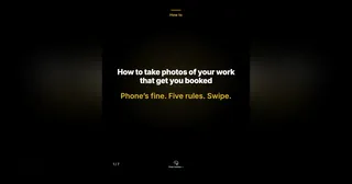 How to photograph your work so it wins the next job