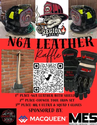 N6A Leather Helmet Raffle