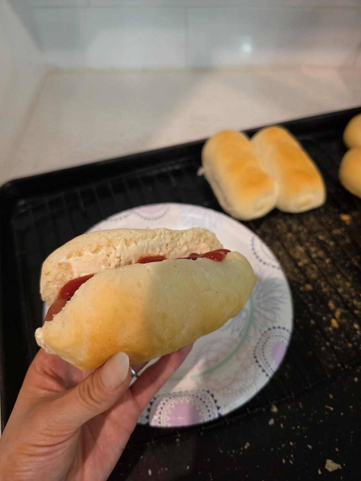 Homemade Hot Dog Buns