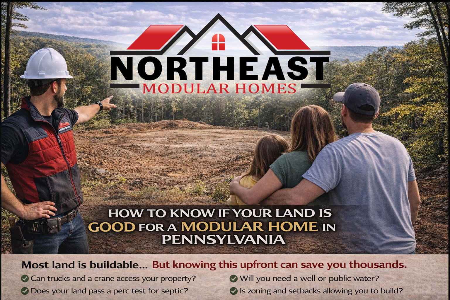 How to Know if Your Land Is Good for a Modular Home in Pennsylvania 