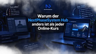 Warum der NextPhaseSystem Hub anders ist als jeder Online-Kurs