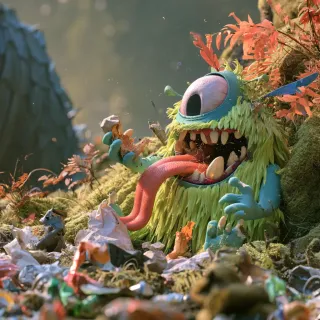 Post 1,460: Garbage Monster