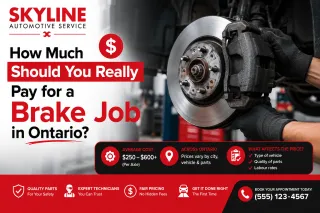How Much Should You Really Pay for a Brake Job in Ontario?