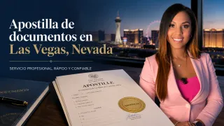 Apostilla de documentos en Las Vegas Nevada