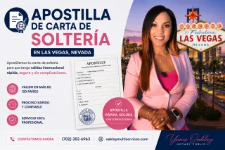 Apostilla de carta de soltería: requisitos y acción paso a paso