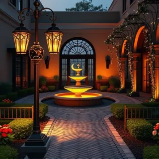 Outdoor Lighting Installation: Embracing Darkness & Illuminating Serenity