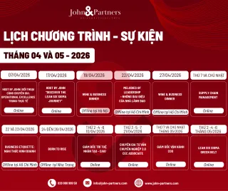 LỊCH ĐÀO TẠO & SỰ KIỆN THÁNG 04 – 05/2026
