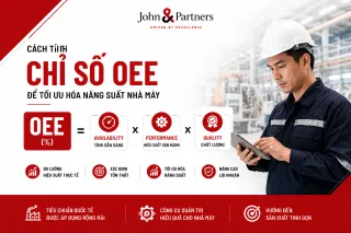 Cách tính OEE (Hiệu suất thiết bị tổng thể) để tối ưu hóa năng suất nhà máy